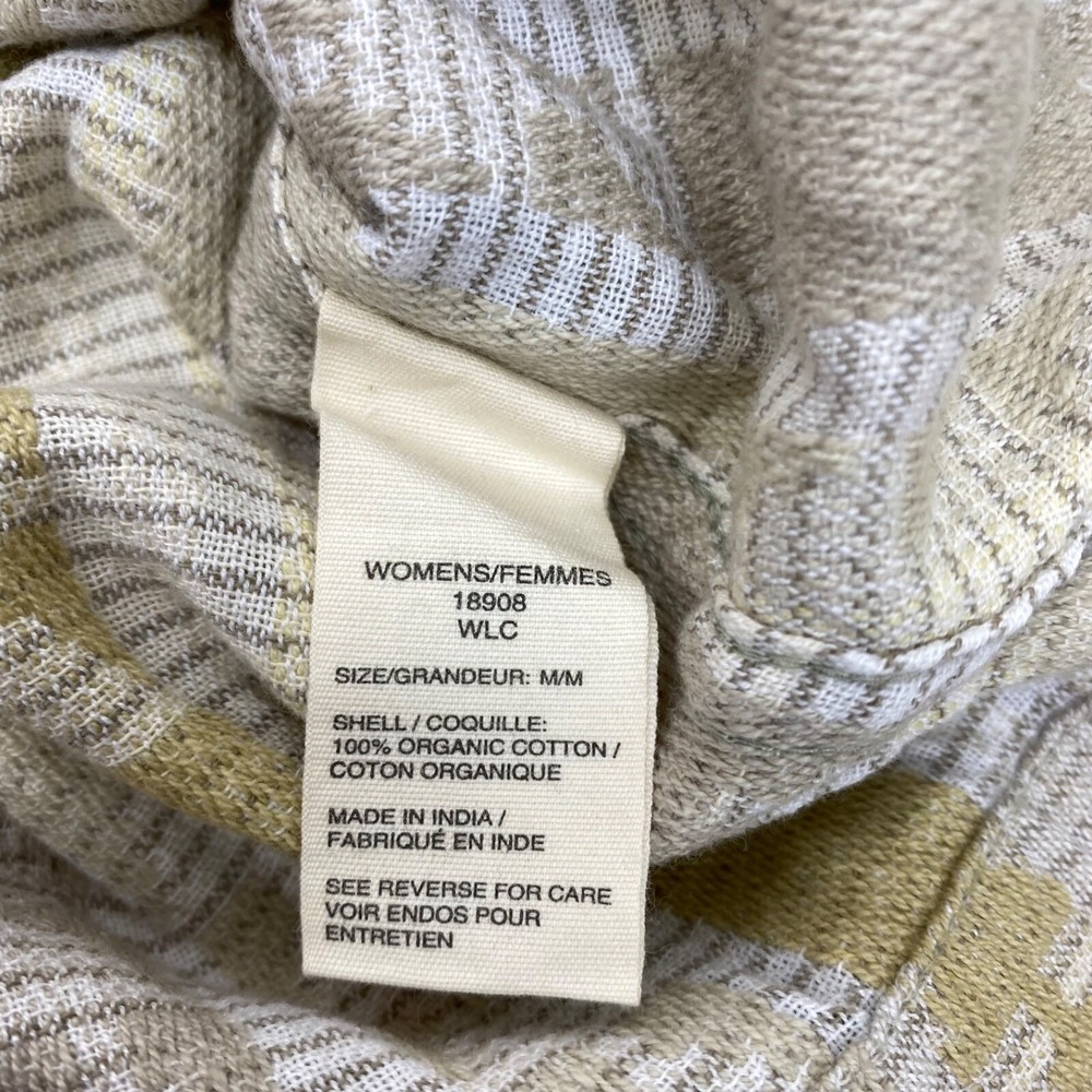 Woolrich Eco Rich Jaquard Vest Womens Size S Organic Cotton - Picture 5 of 5